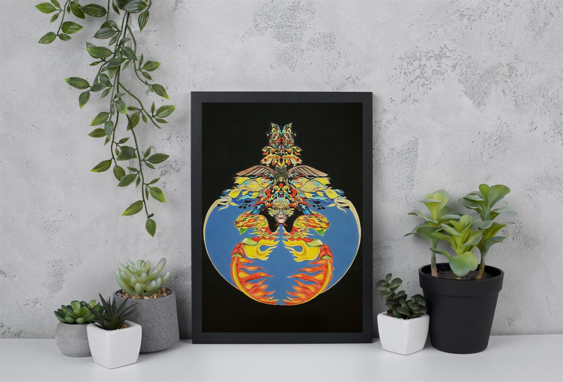 Phoenix Vision fantasy art print